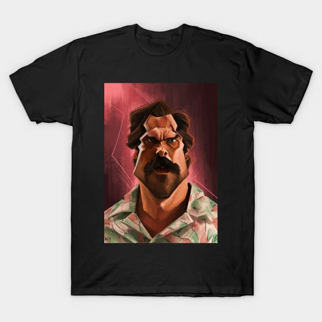 Chief Hopper T-Shirt by metmangindaan